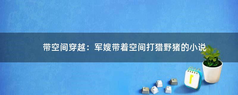 帶空間穿越：軍嫂帶著空間打獵野豬的小說