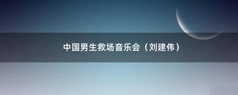 中國(guó)男生救場(chǎng)音樂(lè)會(huì)（劉建偉）