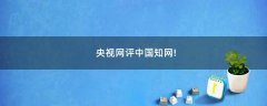 央視網(wǎng)評(píng)中國(guó)知網(wǎng)!