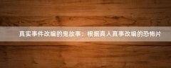 真實事件改編的鬼故事：根據(jù)真人真事改編的恐怖片