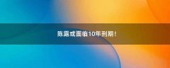 陳露或面臨10年刑期！