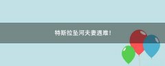 特斯拉墜河夫妻遇難！