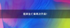 姐弟墜亡案再次開庭！
